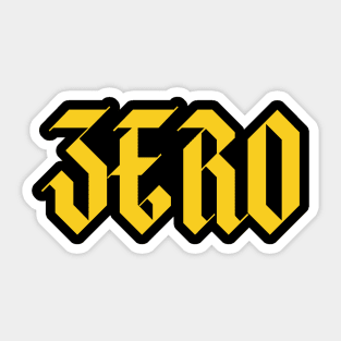 Zero Sticker